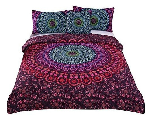 Sleepwish 4 Piezas De Ropa De Cama Mandala Boho Chic Co