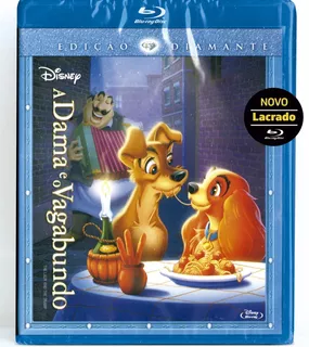 Blu-ray A Dama E O Vagabundo - Disney Clássico - Lacrado