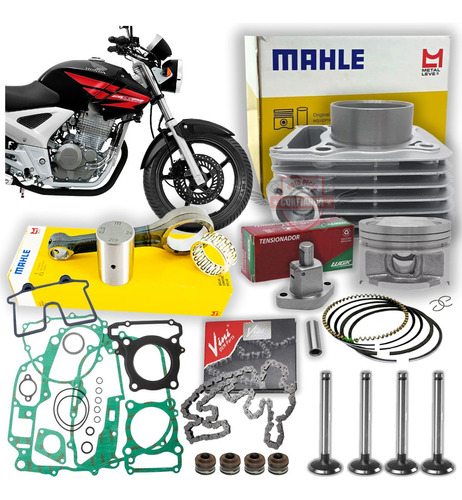 Kit Motor + Biela Cbx 250 Twister Xr 250 Tornado C/ Juntas