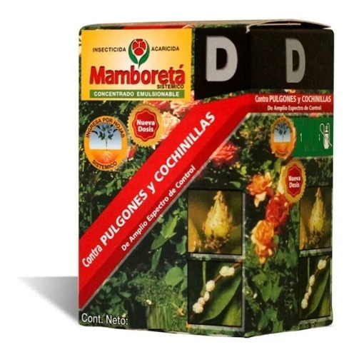 Mamboreta D Insectricida Mata Pulgones Y Cochinillas X 30cc