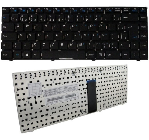 Teclado Itautec W7535 W7545 A7520 6-80-w2440-330-1  Br Com Ç