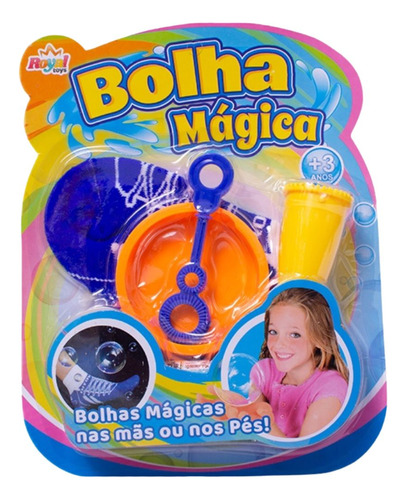 Kit Bolha Mágica De Sabão Nos Pés | Royal Toys