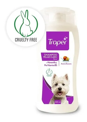 comprar Shampoo Pelaje Blanco Durazno Perro 260 Ml 