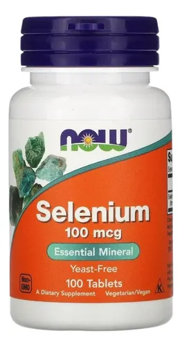 comprar Selenium 100mcg 100 Tabletes Selênio - Now Foods Sabor Sem sabor