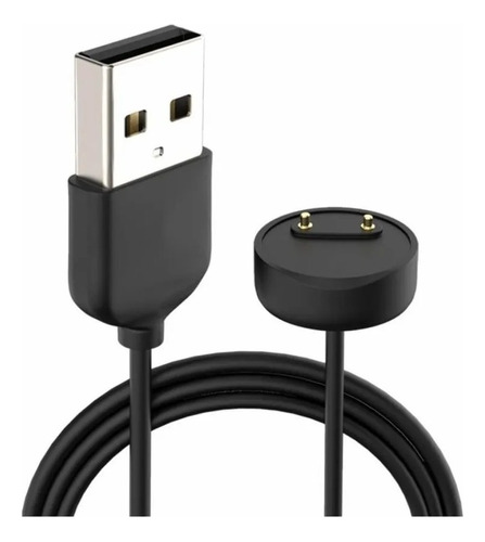 Cable Cargador Para Smartband Xiaomi Mi Band 5, 6 Y 7. Color Negro