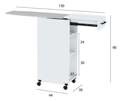 Mueble Centro De Planchado Plegable Tabla Planchar