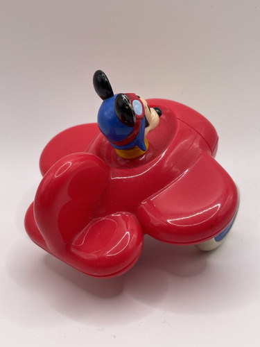 Avioncito Con Llantas De Mickey Mouse Figura Original Disney (Usado)
