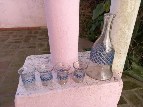 Licorera Antigua Azul (Usado)
