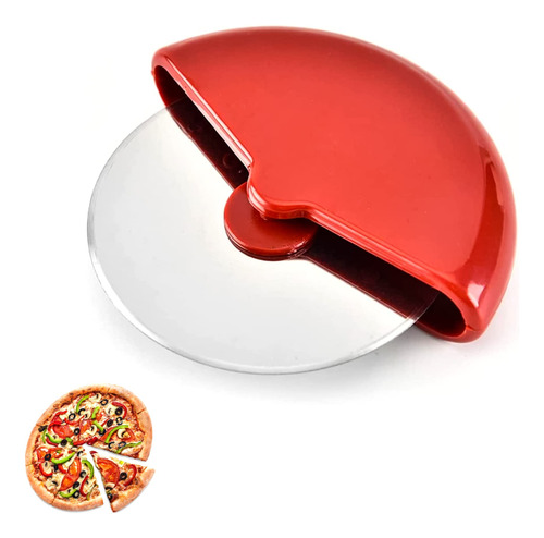 Cortador De Pizza Redondo Acero Inoxidable - Mango Ergonmico