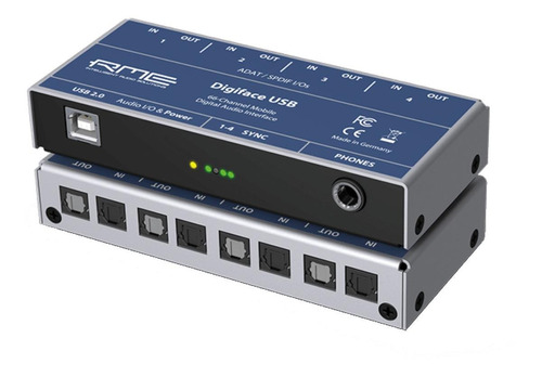 Rme Digiface Usb Interface De Áudio Usb Adat 32 X 34 Canais