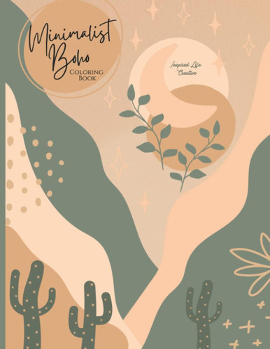Libro: Minimalist Boho Coloring Book: For Teens, Adults, Aes
