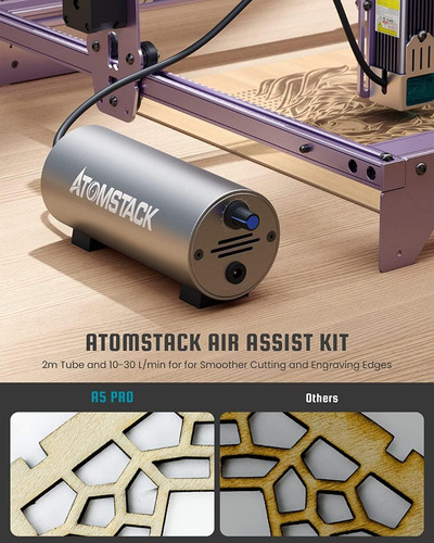 Atomstack A5 Pro 5w Grabador Láser Con Bomba De Aire