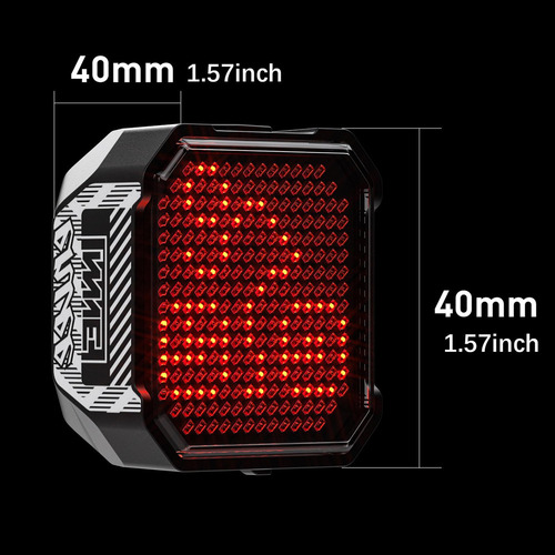 . Luz Trasera Inteligente Para Bicicleta, Luz Led Para