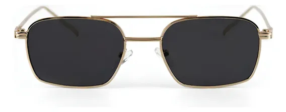 Óculos De Sol Quadrado Smith Black Gold Saint Germain