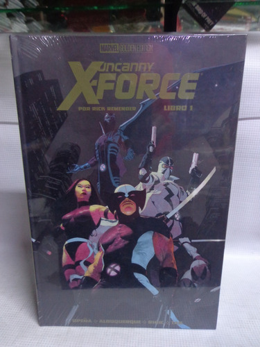 Uncanny X-force 1 Marvel Golden Edition Pasta Dura
