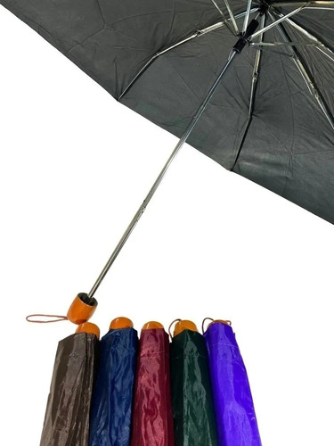 Paraguas Sombrilla De Bolsillo 87 Cm Diámetro Colores