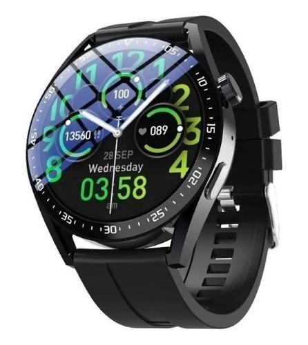 Reloj Inteligente Hw28 Smartwatch Para Hombres Nfc Llamadas