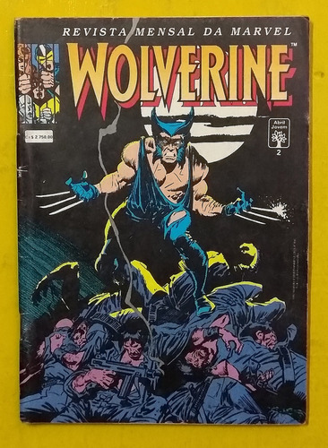 Wolverine Nº 2 - Revista Mensal 1992 Edit. Abril / Hq, Gibi