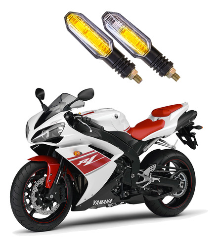 Par Setas Sequenciais P50s Yamaha Yzf R1 2008 2009 2010 2011