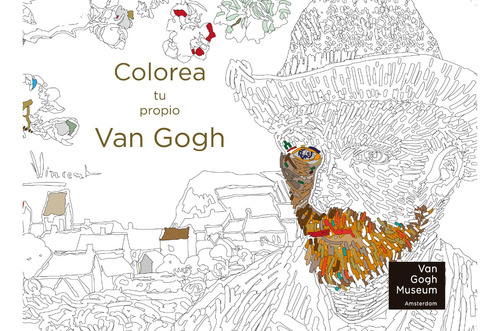 Colorea Tu Propio Van Gogh. 