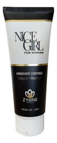  Hidratante Corporal Feminino Nice Girl Zyone Perfumado