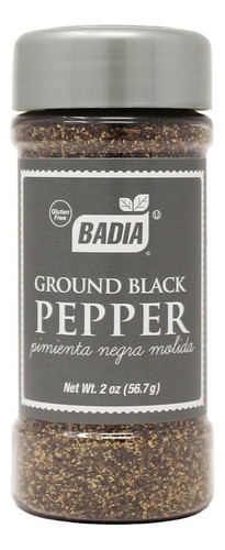 Pimienta Negra Molida 56,7grs Badia Standard