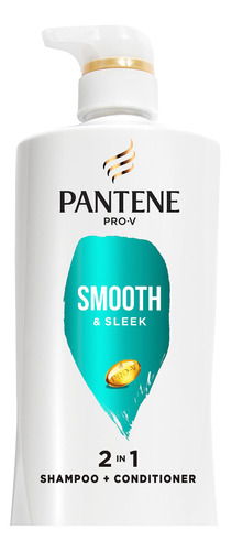 Pantene Pro-v Smooth & Sleek - Champú Y Acondicionador 2 E.