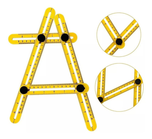 Regla Multiangulo Angulos Multiples Herramienta 250mm