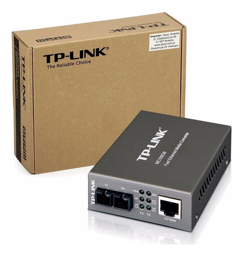 Tp-link Convertidor De Medios Mc100cm 2000 Metros 100base-fx