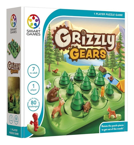 Juego Grizzly Gears Retos Logica Smart Games Desafios