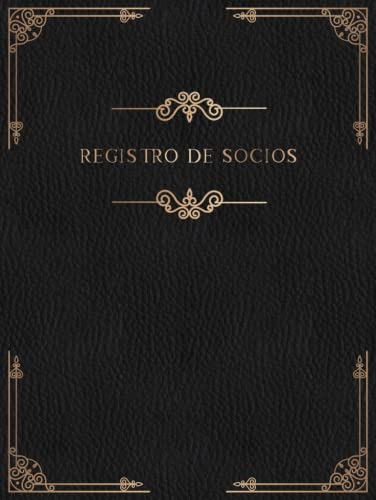 Registro De Socios: Libro De Socios Para Sociedades Limitada