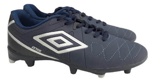 Chuteira Campo Umbro Attak Eternal - Azul Marinho