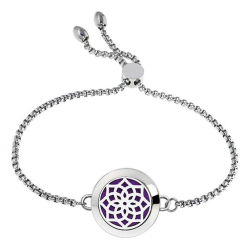 Pulseira Difusora Pessoal Mandala Dione Aço Inoxidavel