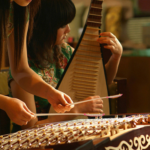 2 Mazos De Martillo Dulcimer: Madera Yangqin Sticks Dulcimer
