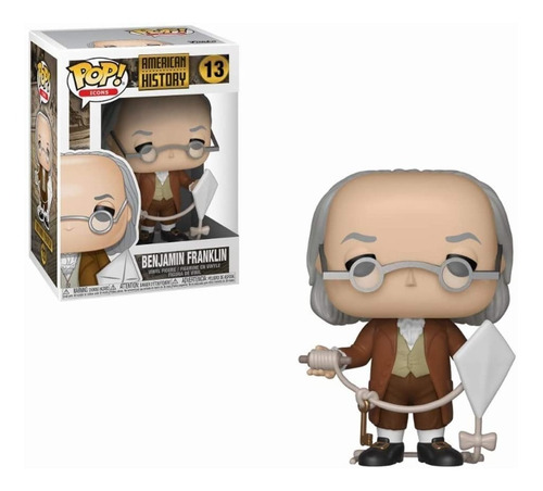 Funko Pop Icons Historia Benjamin Franklin