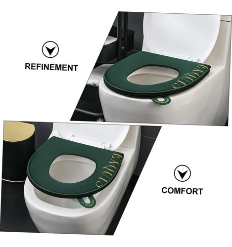 1 Pieza De Asiento De Inodoro Cojín Redondo For Asiento De