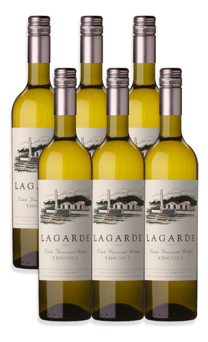 Vino Blanco Lagarde Viognier 750ml Luján De Cuyo Caja X6u