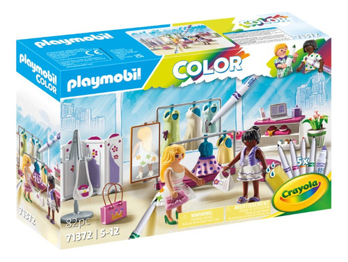 Figura Armable Playmobil Color Backstage 82 Piezas 3+