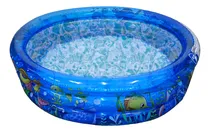 Comprar Alberca Piscina Inflable Traslucida Redonda Para Niños Color Azul
