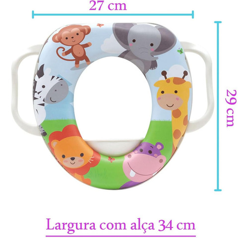 Buba Redutor De Assento Infantil - Safari Colorido
