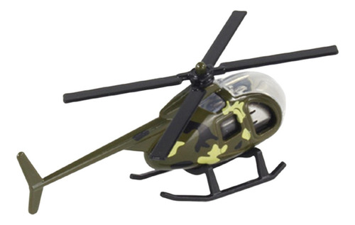New 4 Helicóptero De Aleación Fundido A Escala 1/64, 4