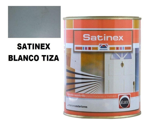 4lt Esmalte Sintetico Semibrillo Elbex Satinex 5 Colores 