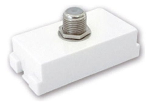 Toma Coaxial De Tv 75ohm Blanco Royer 100