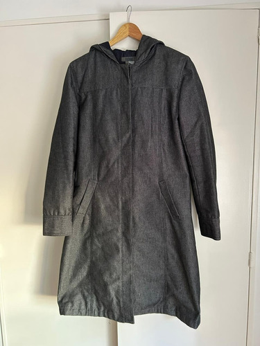 Tapado De Jean Zara Con Capucha Talle Xl (Usado)