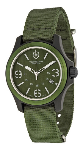 Reloj Victorinox Swiss Army Verde Militar 100% Original 