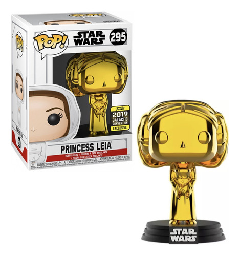 Princesa Leia Gold Exclusivo Funko Pop 295 Star Wars