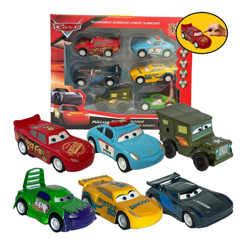 Carrinhos Relampago Mcqueen Fricção Brinquedo Filme Carros