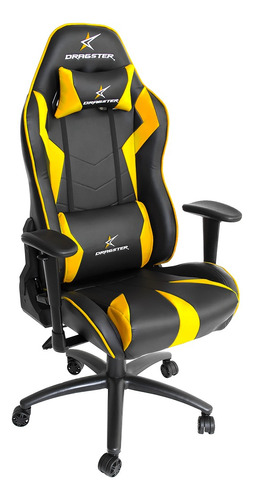 Silla Gamer Profesional Dragster Gt500 Yellow - Revogames