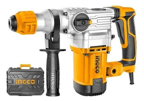 Rotomartillo Ingco Rh150038 1500w 850rpm 5 5j 4400 Bpm Color Amarillo Frecuencia 50/60Hz