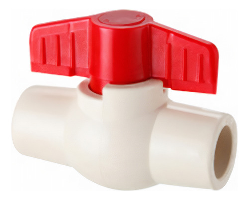 Valvula Esfera O Bola Roscable De Pvc Conexion De 3/4 Cnx